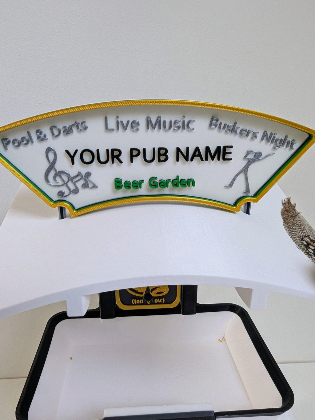 Chaddyverse Personalised 3D Printed Pub Bird Feeder – Fly INN Garden Gift