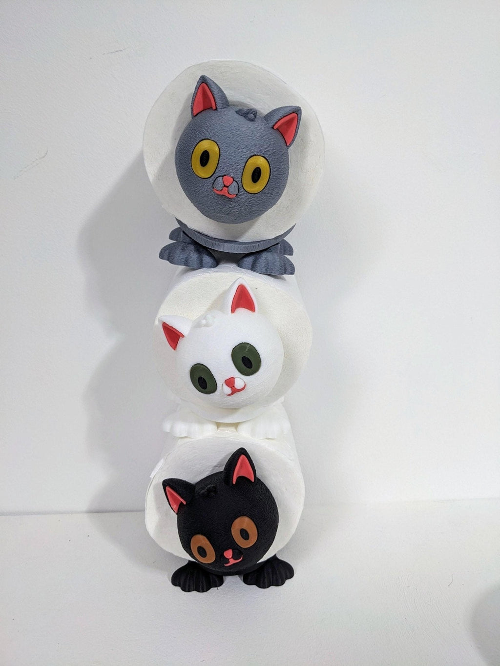Chaddyverse Cat Toilet Roll Holder – 3D Printed Kitten Bathroom Decor