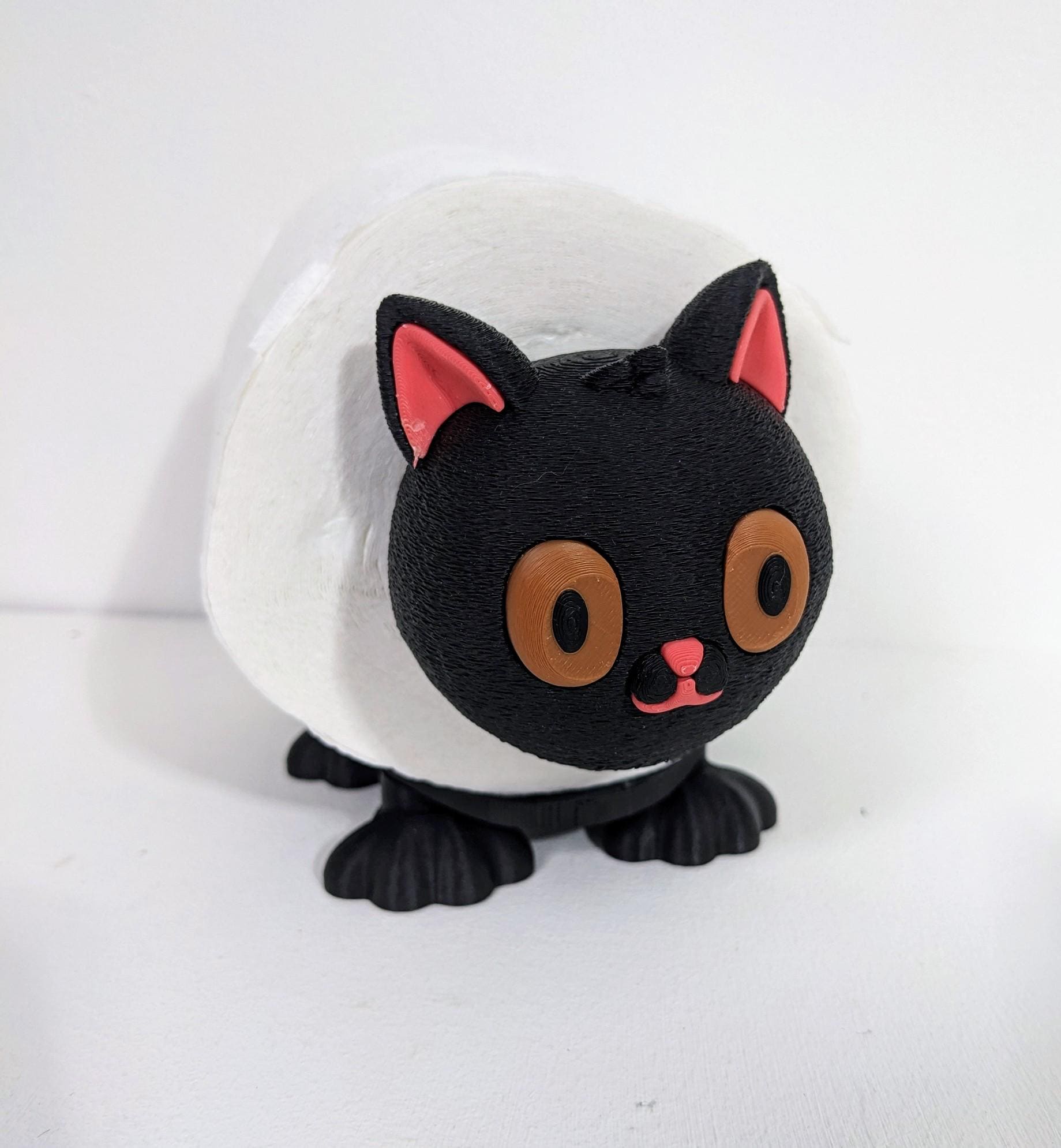Chaddyverse Cat Toilet Roll Holder – 3D Printed Kitten Bathroom Decor