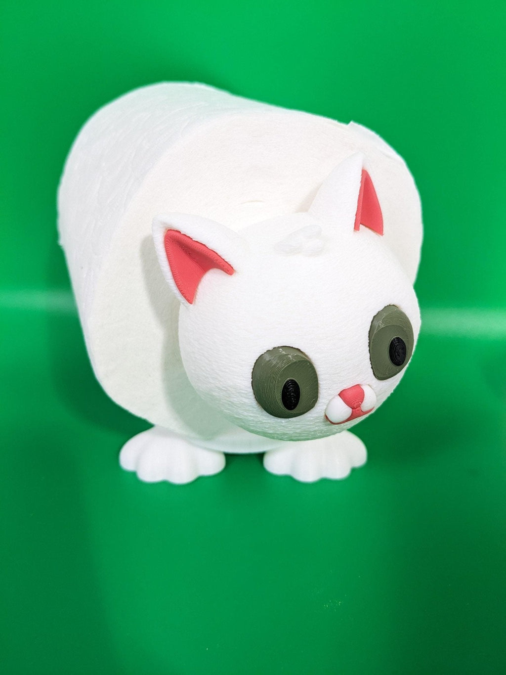 Chaddyverse Cat Toilet Roll Holder – 3D Printed Kitten Bathroom Decor