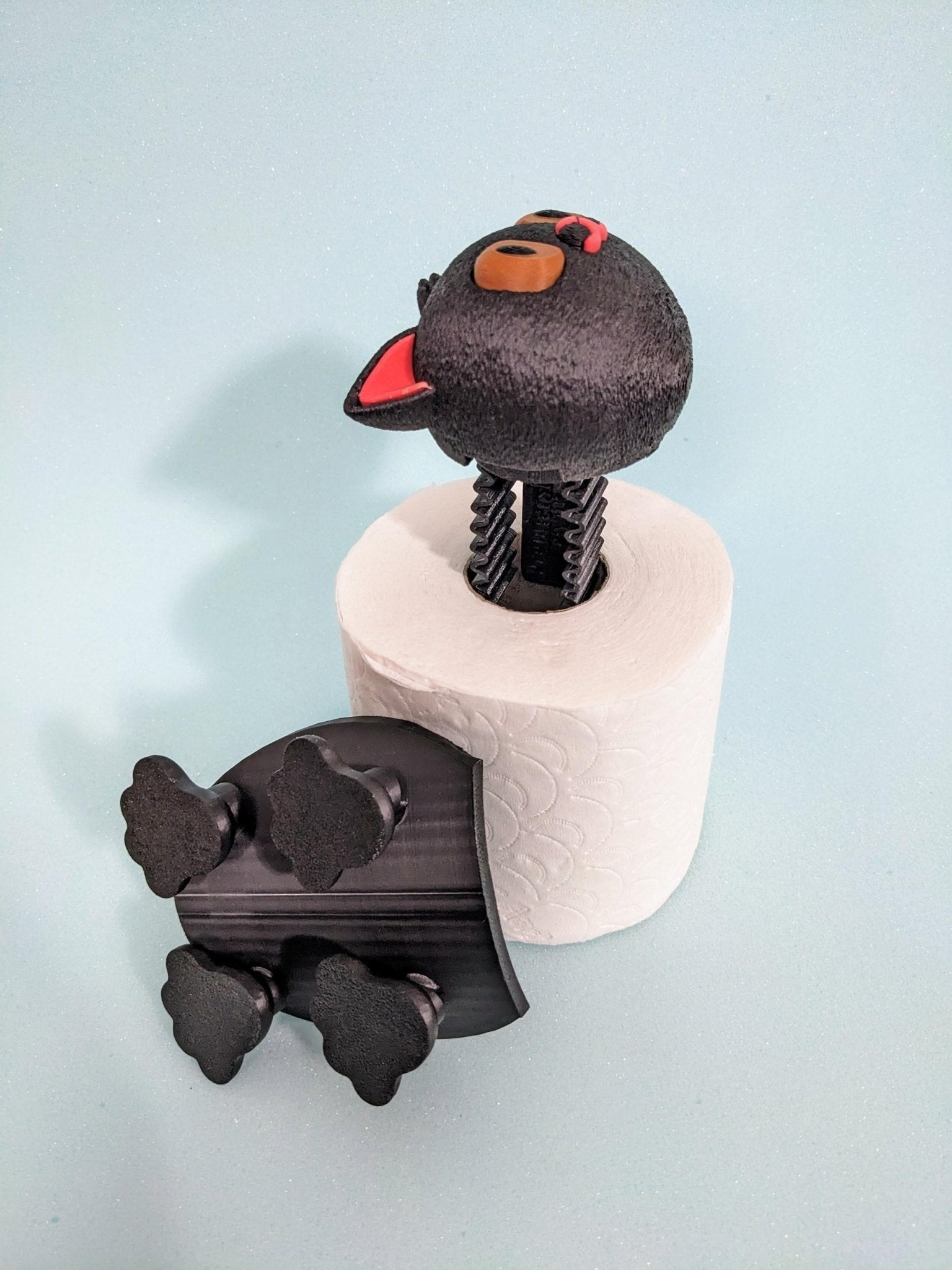 Chaddyverse Cat Toilet Roll Holder – 3D Printed Kitten Bathroom Decor