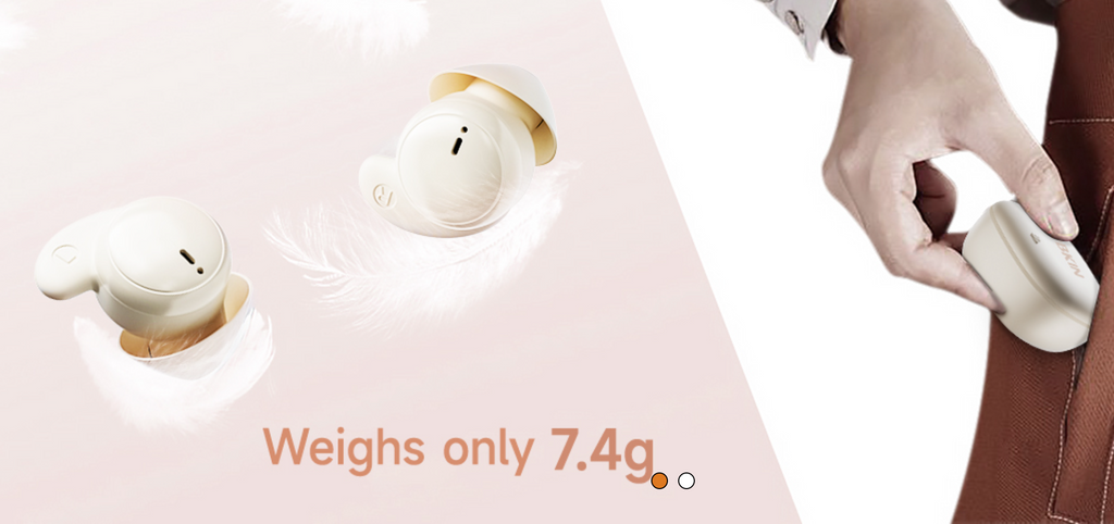 LOBKIN Sleep Headphones – Bluetooth 5.4 Invisible Buds for Side Sleepers