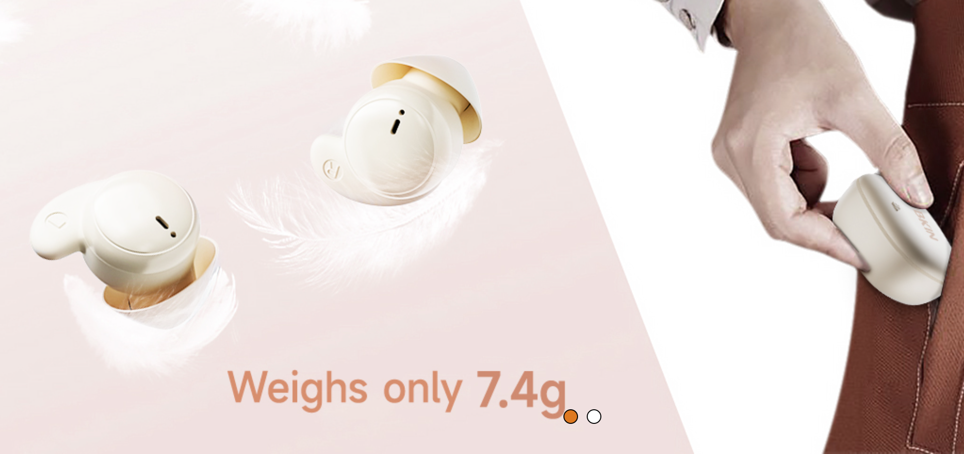 LOBKIN Sleep Headphones – Bluetooth 5.4 Invisible Buds for Side Sleepers