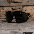 Uggly and Co Script Paddock Polarized Cycling Sunglasses - Matte Black