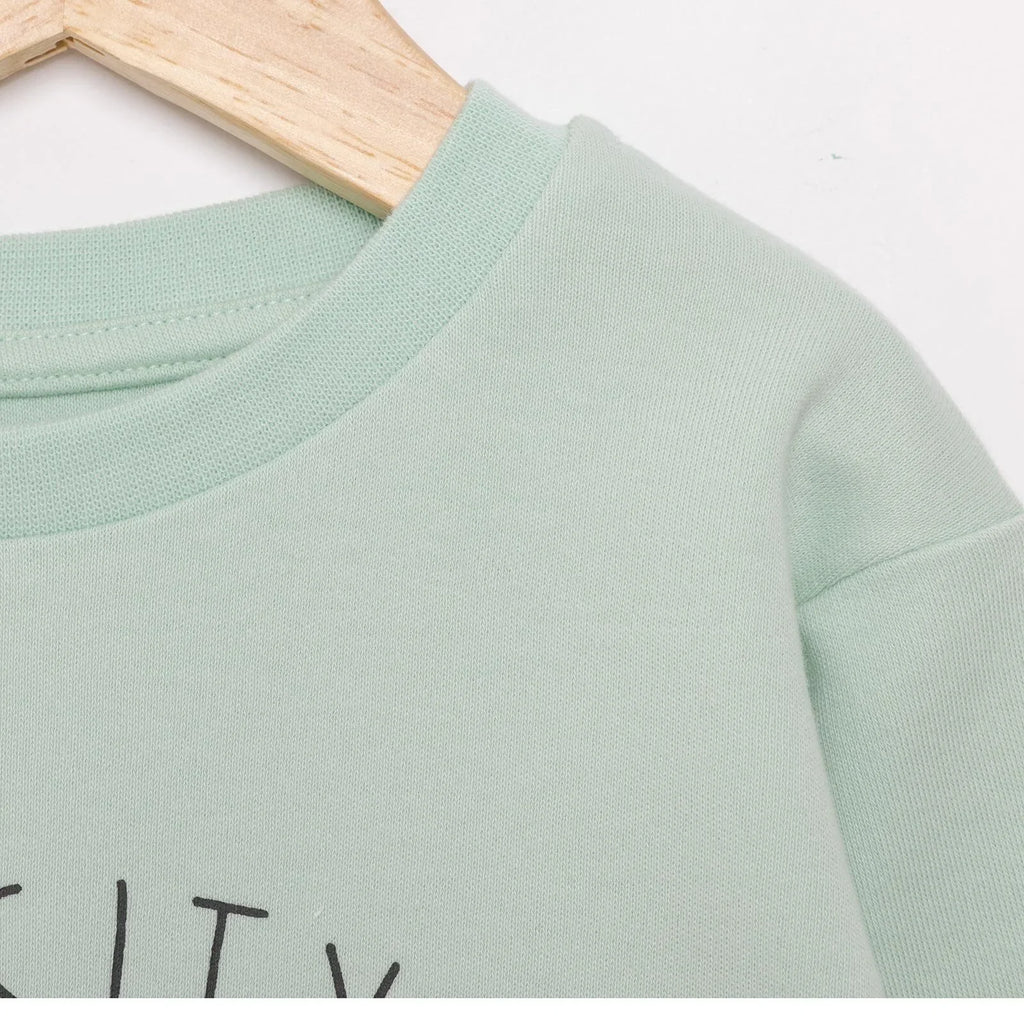 HelloBaby Basic Cat Printed Interlock Long Sleeve T-Shirt - Multicolour