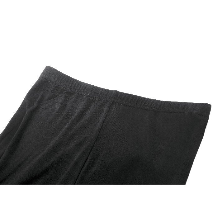 Dark in Love Goth Flare Leggings – Black High Waist Lace Frill