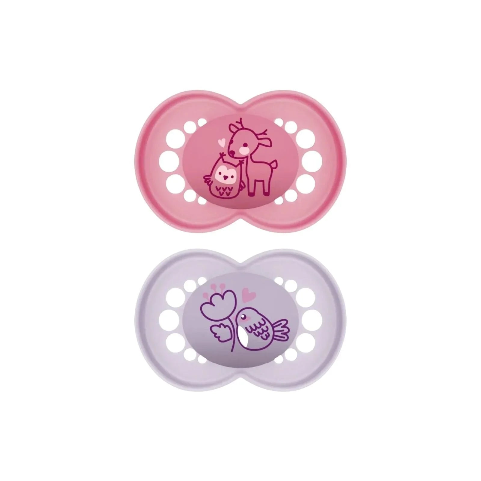 MAM Original Soother 18-36 months Pack of 2 - Pink