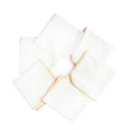 HelloBaby 6 Pack 100% Cotton Baby Washcloths - White