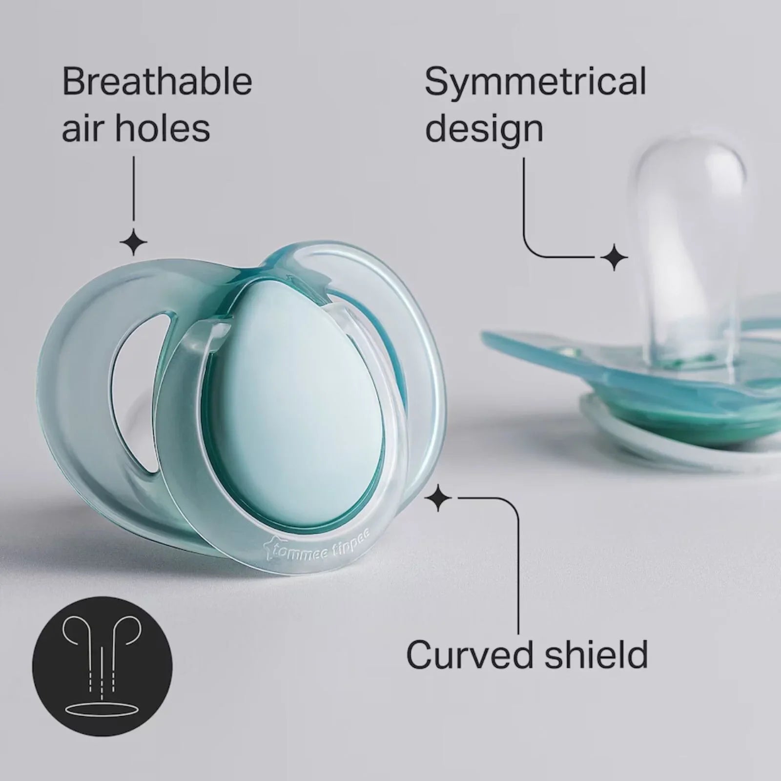 Tommee Tippee Night Time Soother 18-36 months Pack of 2 Assorted