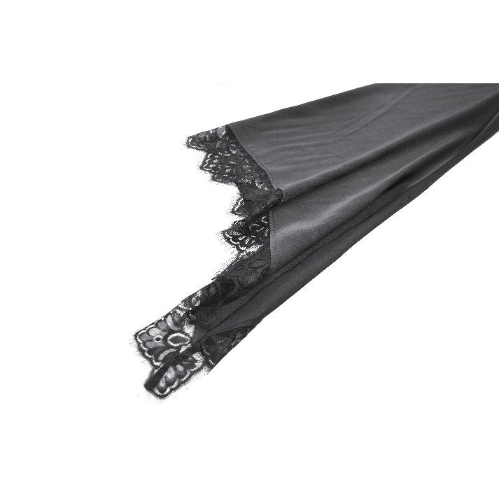 Dark in Love Selene Gothic Kimono Tail Dress – Lace High-Low Gown