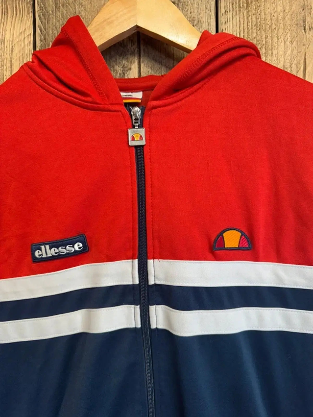 90s Vintage Ellesse Sleeveless Tracksuit Top Jumper Large #306