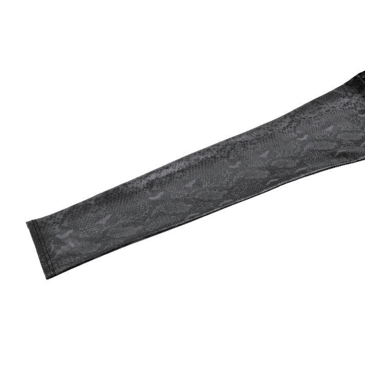 Dark in Love Serpentine Mesh Panel Leggings – Black Faux Leather