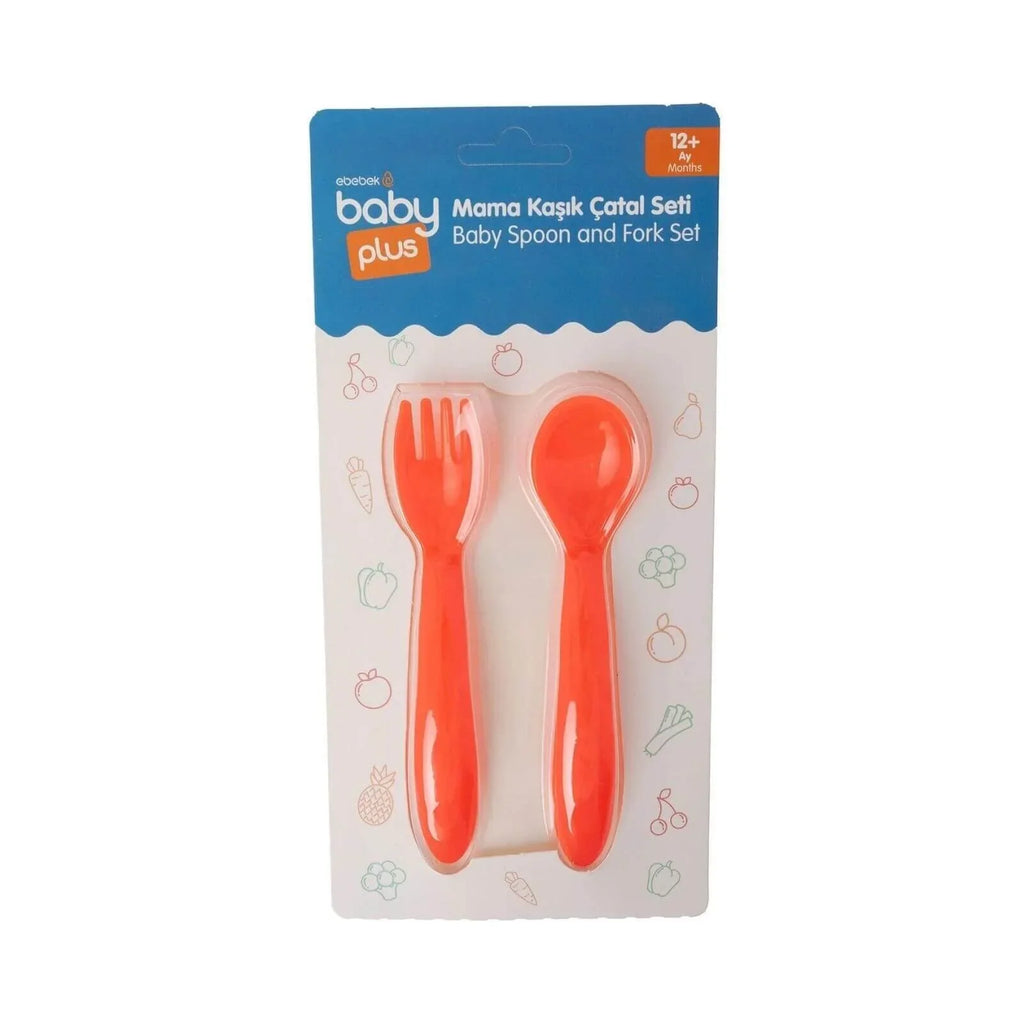 baby plus Baby Food Spoon & Fork Set