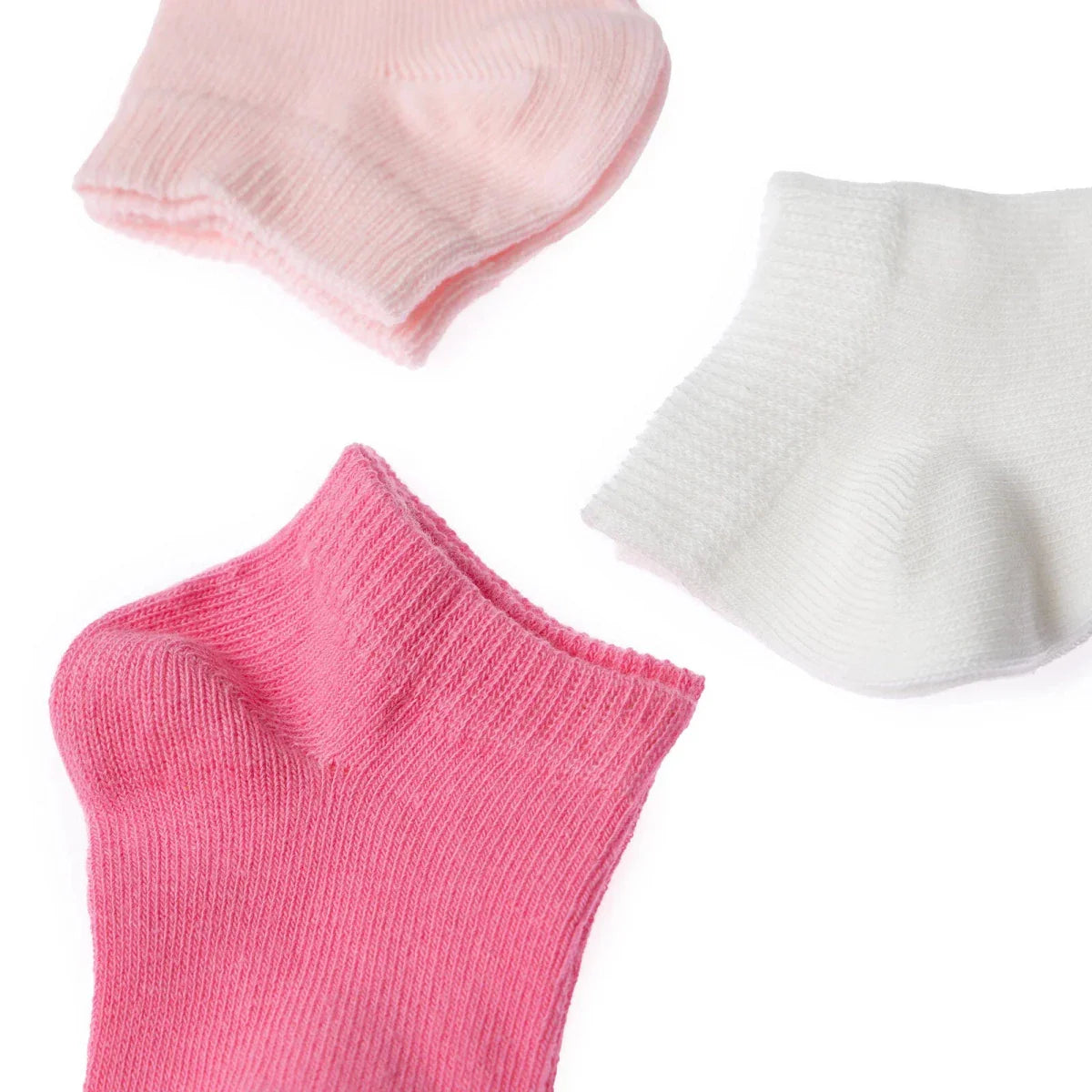 HelloBaby Baby Girl Socks 3 pcs - Pink