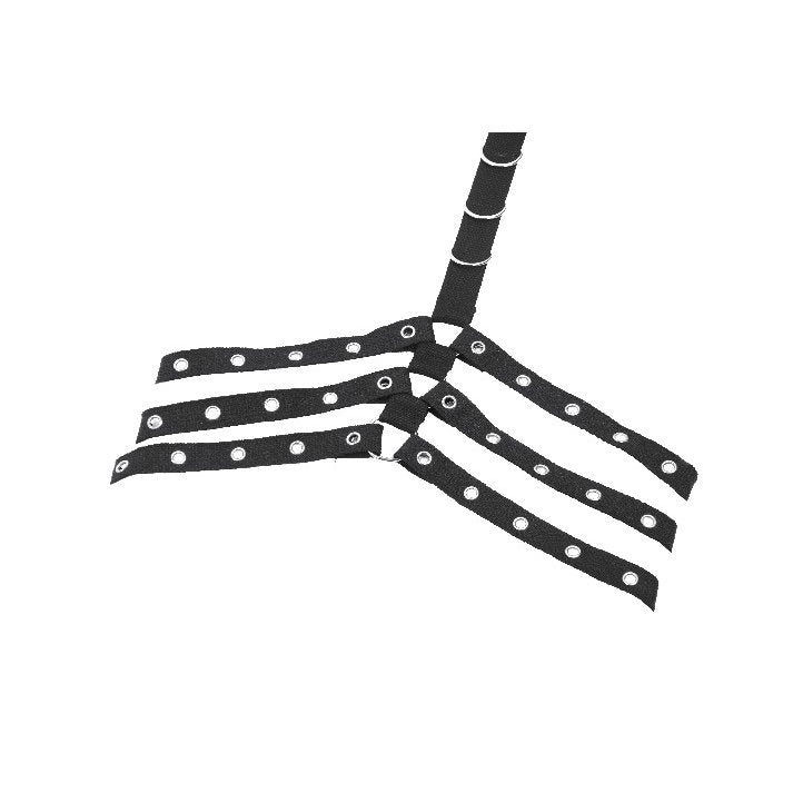 Dark In Love Punk Rib Cage Waist Cincher – Grommet Bondage Corset
