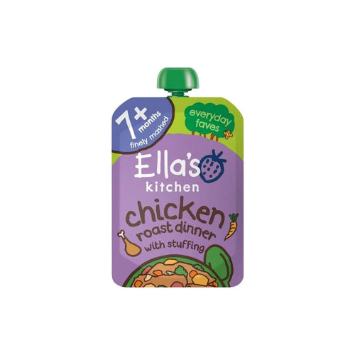 Ella's Kitchen Organic Chicken Roast Dinner Baby Food Pouch 7+ months 130g