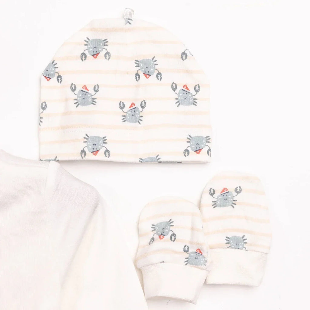 HelloBaby Newborn 5 pcs Starter Set - Ecru