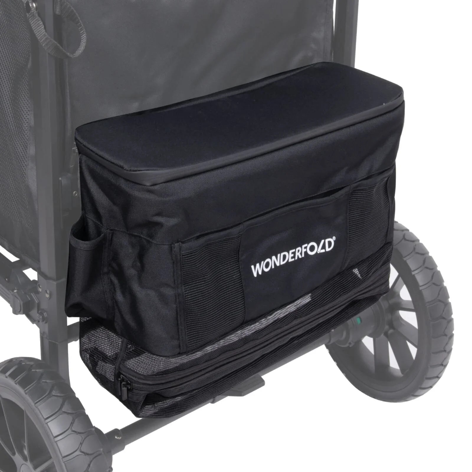Wonderfold W2 Luxe Pro Stroller Wagon - Jet Black