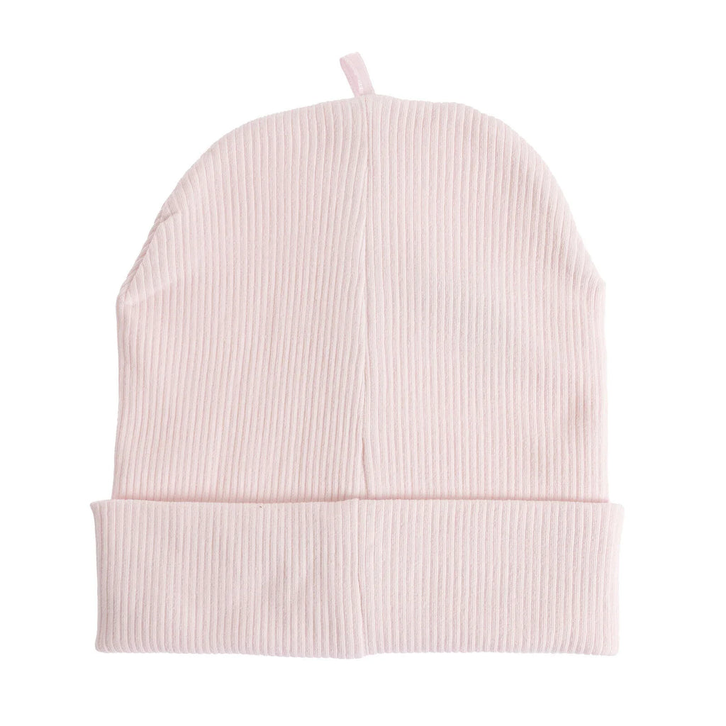 Little Plane Girl Beanie - Light Pink