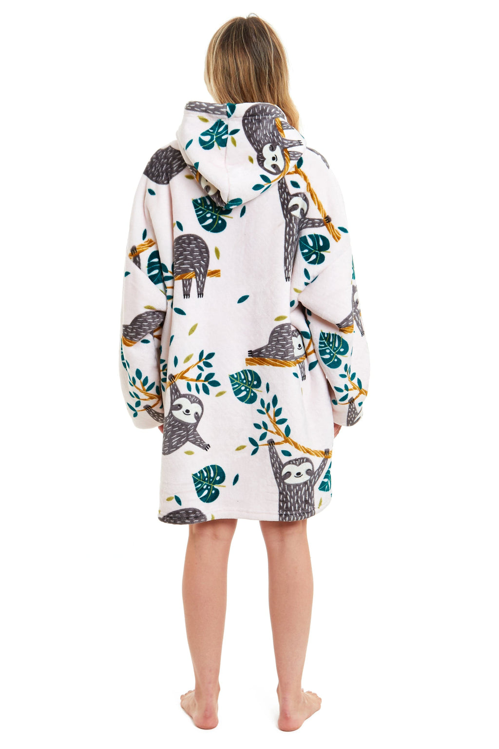 OLIVIA ROCCO Sloth Hooded Blanket – Oversized Sherpa Fleece 6XL Hoodie