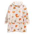 OLIVIA ROCCO Kids Oversized Blanket Hoodie – Sherpa Fleece Dog Pattern