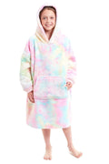 OLIVIA ROCCO Kids Oversized Hooded Blanket – Sherpa Fleece Hoodie