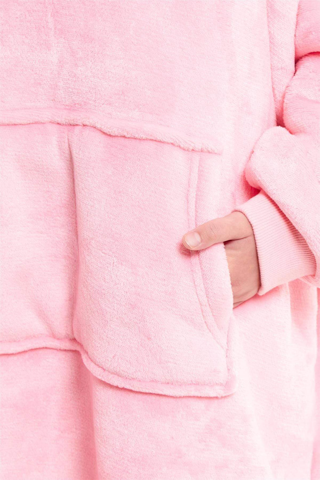 OLIVIA ROCCO Kids Oversized Hooded Blanket – Sherpa Fleece Hoodie