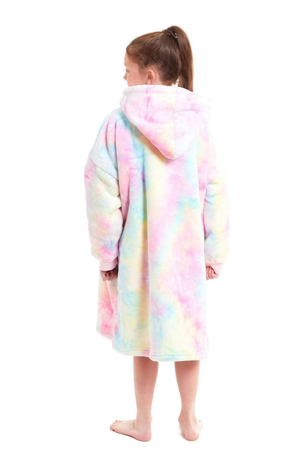 OLIVIA ROCCO Kids Oversized Hooded Blanket – Sherpa Fleece Hoodie