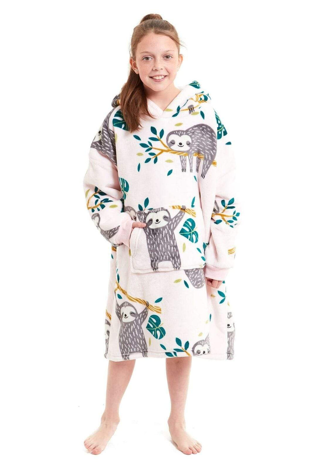 OLIVIA ROCCO Kids Oversized Hooded Blanket – Sherpa Fleece Hoodie