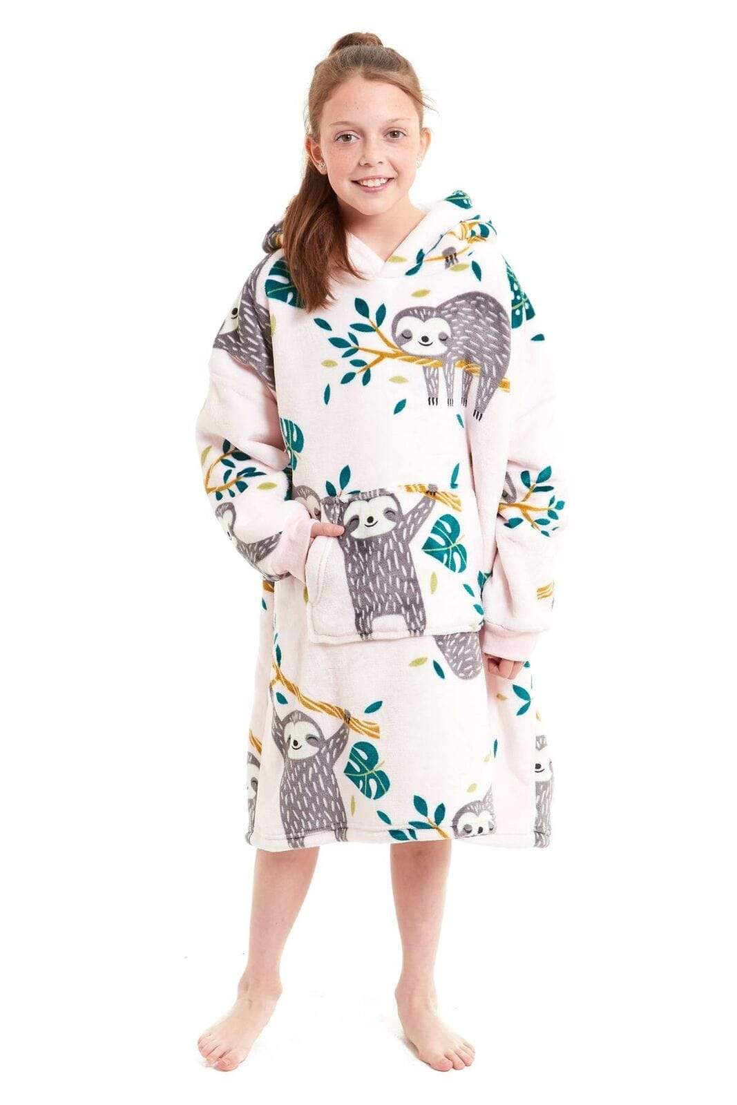 OLIVIA ROCCO Kids Oversized Hooded Blanket – Sherpa Fleece Hoodie