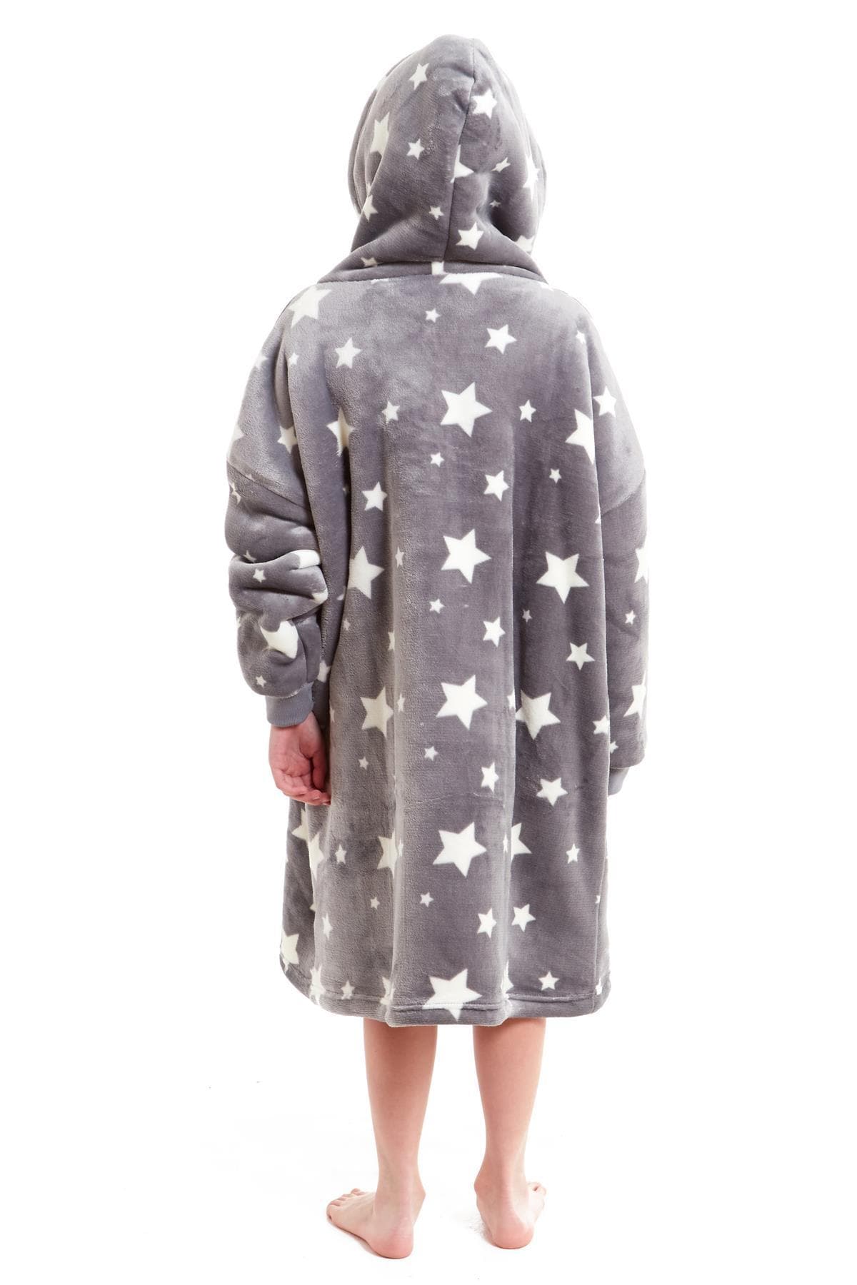 OLIVIA ROCCO Kids Oversized Hooded Blanket – Sherpa Fleece Hoodie
