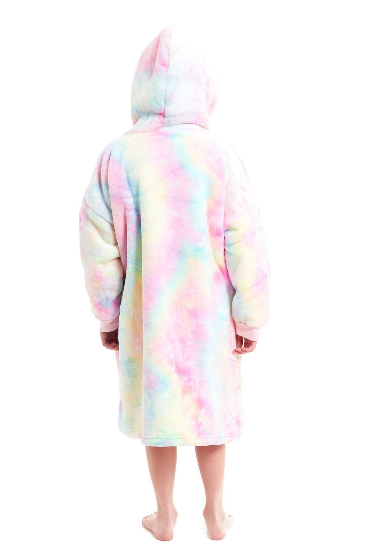 OLIVIA ROCCO Kids Oversized Hooded Blanket – Sherpa Fleece Hoodie