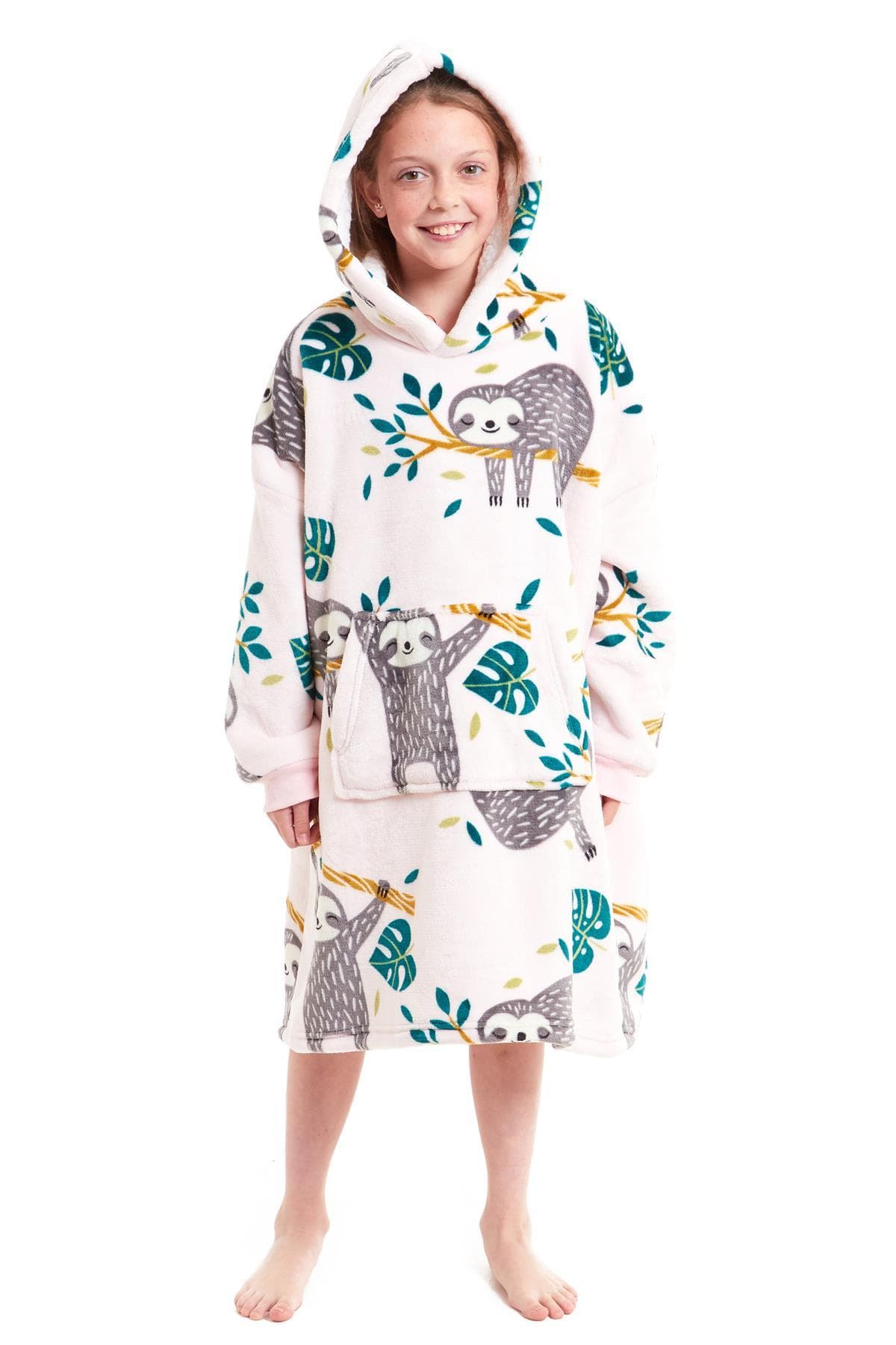 OLIVIA ROCCO Kids Oversized Hooded Blanket – Sherpa Fleece Hoodie