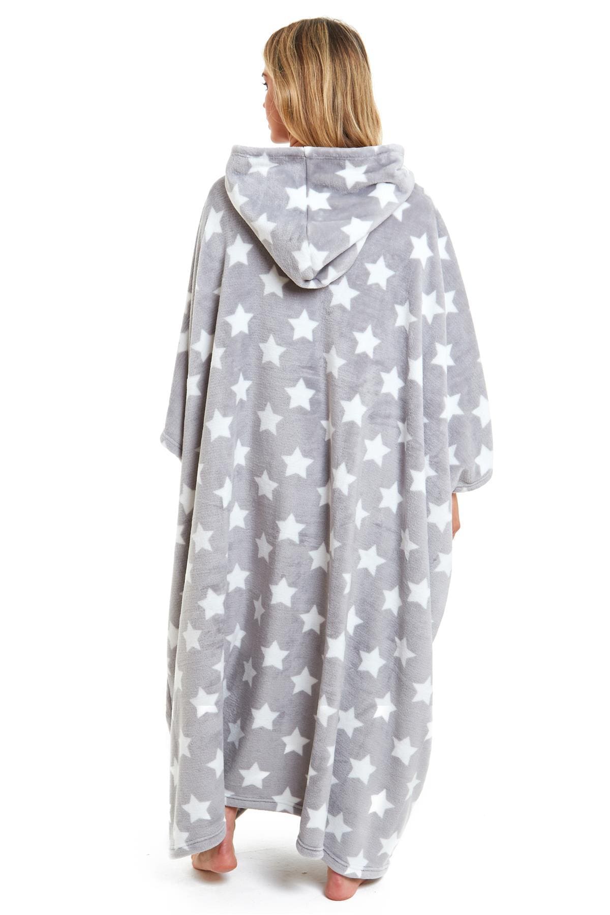OLIVIA ROCCO Wearable Hooded Blanket – Oversized Plush Fleece Poncho