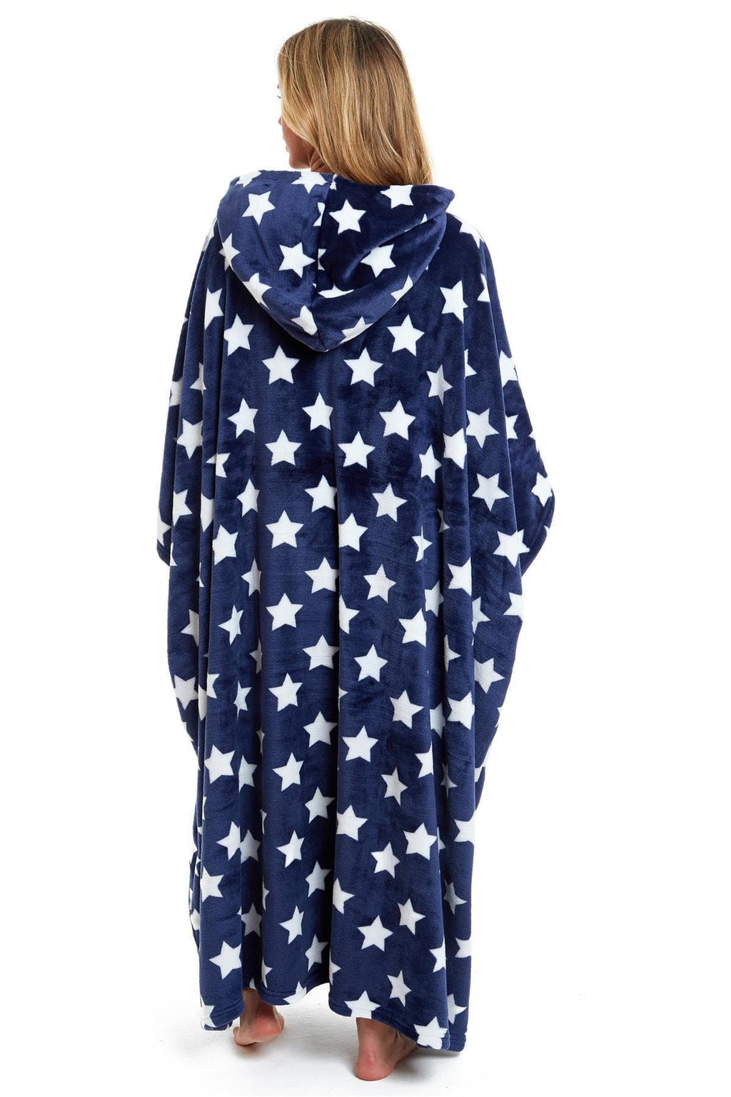 OLIVIA ROCCO Wearable Hooded Blanket – Oversized Plush Fleece Poncho