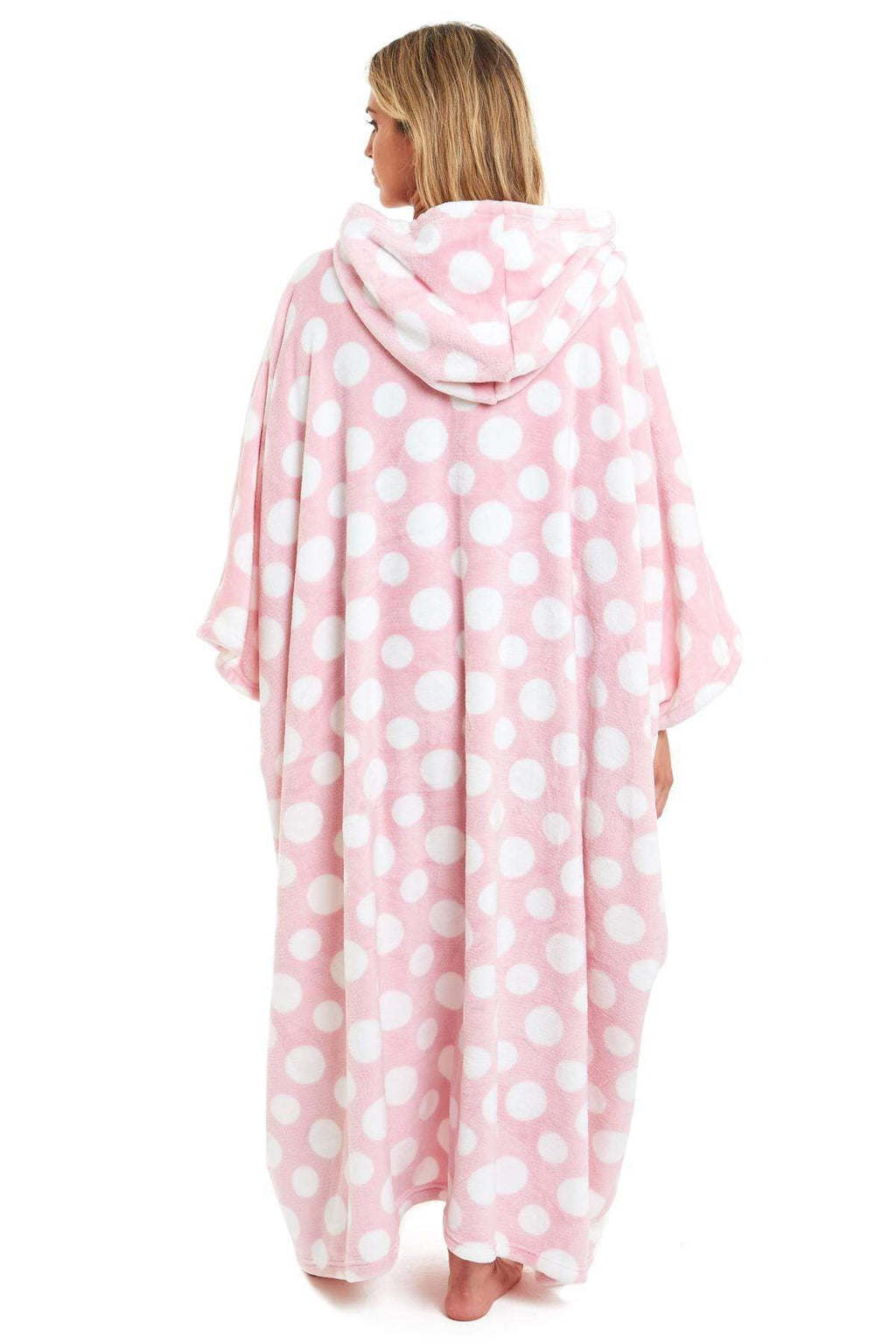 OLIVIA ROCCO Wearable Hooded Blanket – Oversized Plush Fleece Poncho