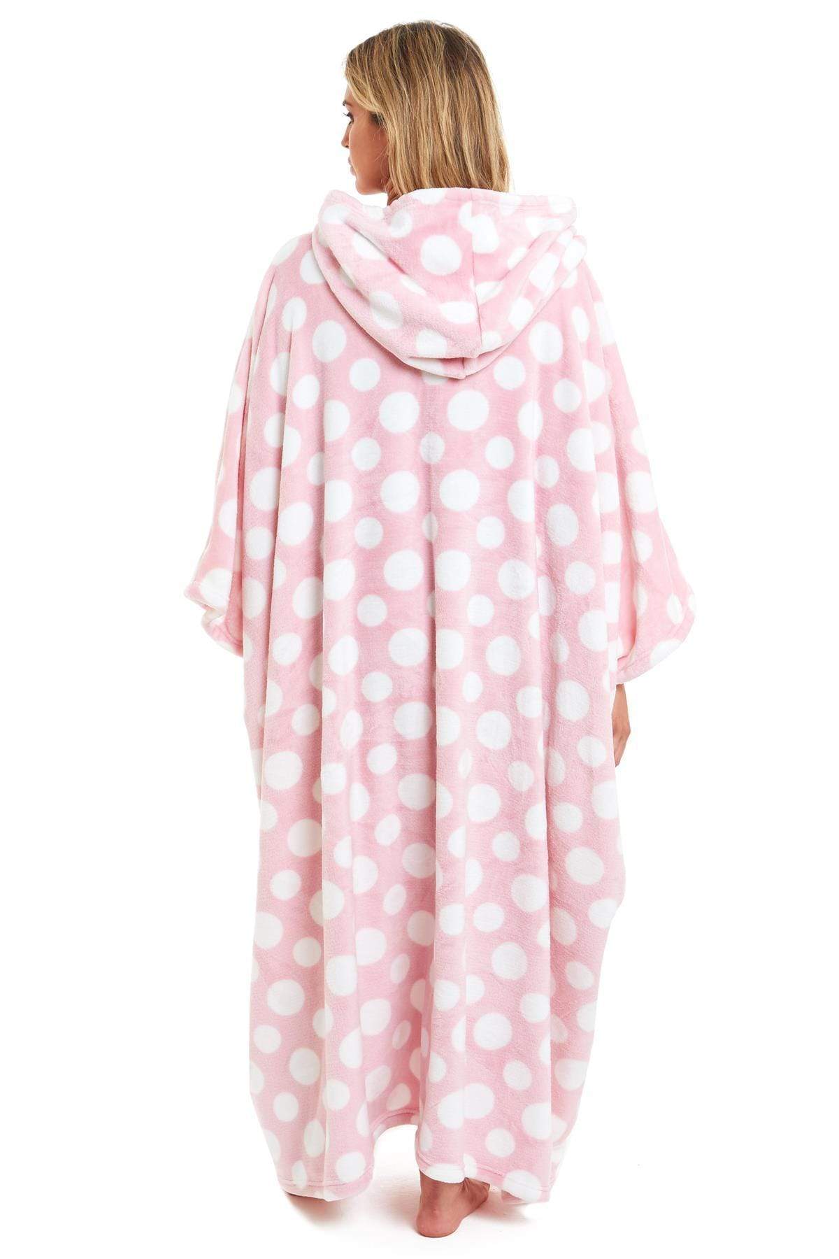 OLIVIA ROCCO Wearable Hooded Blanket – Oversized Plush Fleece Poncho