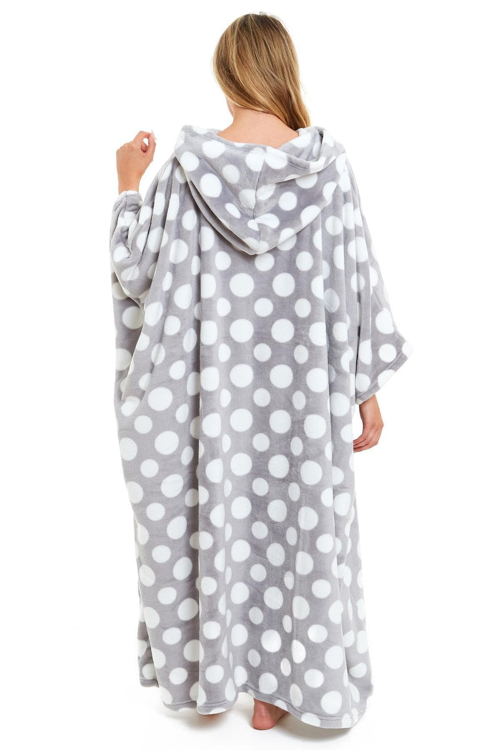 OLIVIA ROCCO Wearable Hooded Blanket – Oversized Plush Fleece Poncho