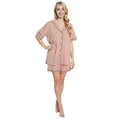 OLIVIA ROCCO Women's Short Pyjama Set – Soft Button Up Lounge Sleepwear