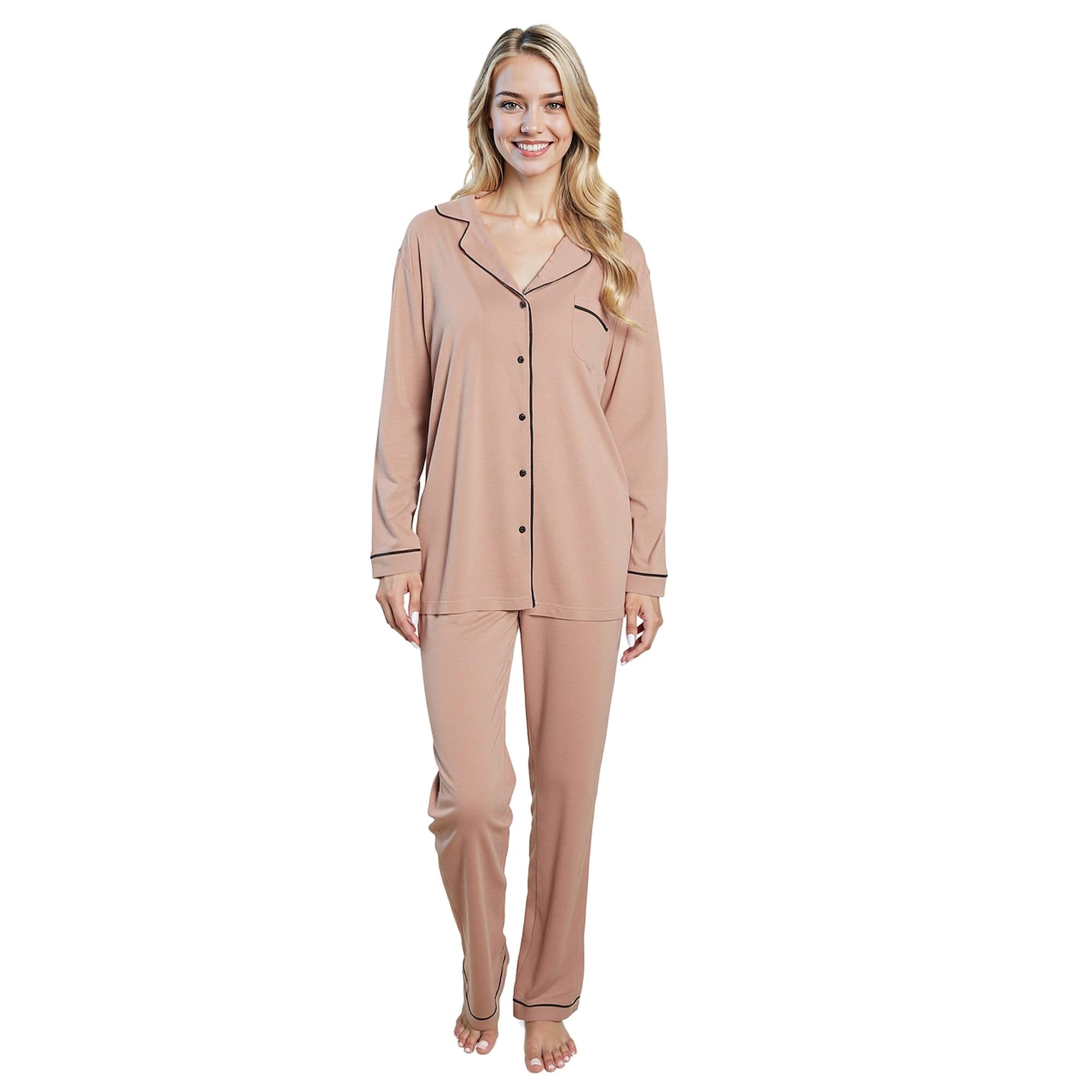 Daisy Dreamer Women's Pyjama Set – Soft Touch Button-Up Nightwear