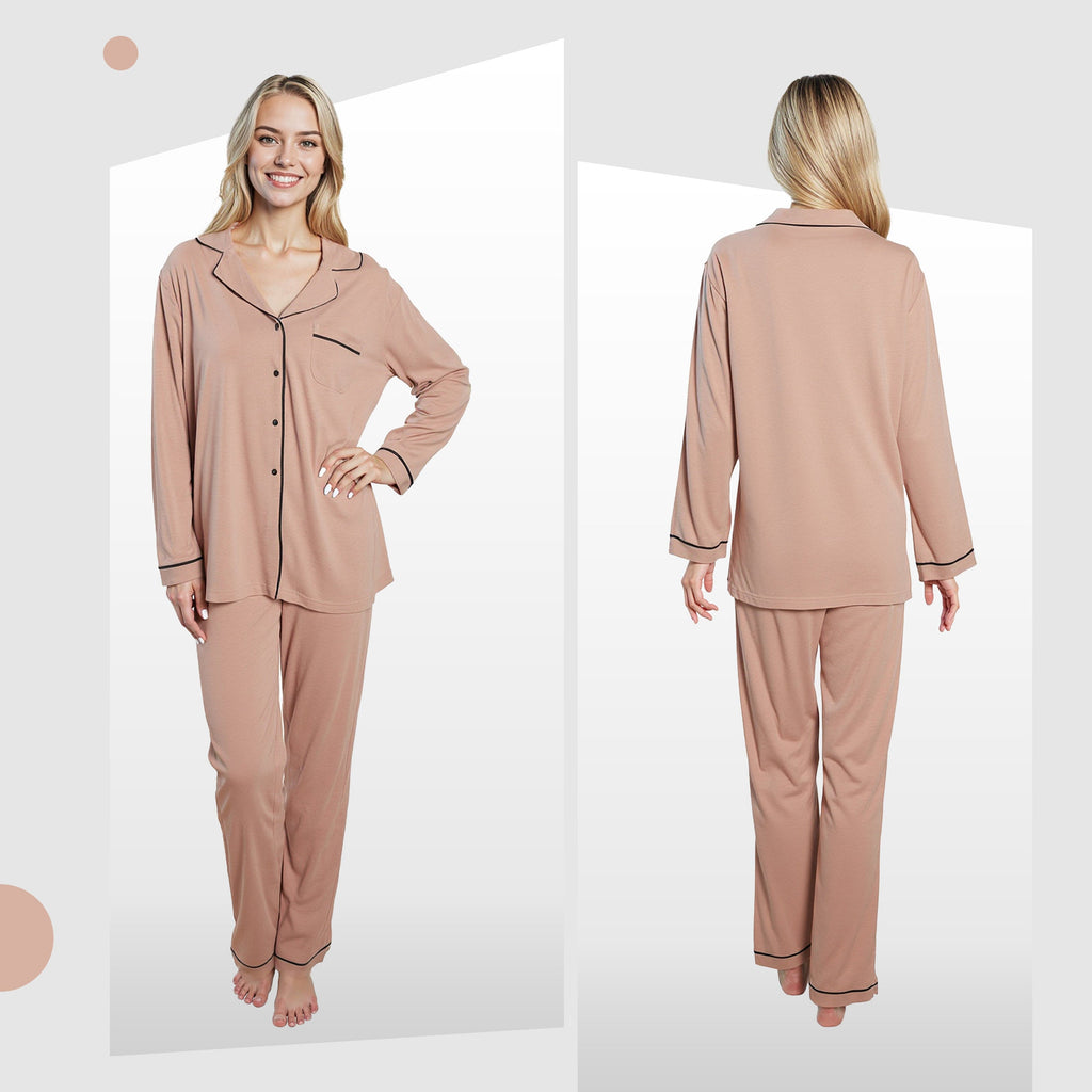 Daisy Dreamer Women's Pyjama Set – Soft Touch Button-Up Nightwear