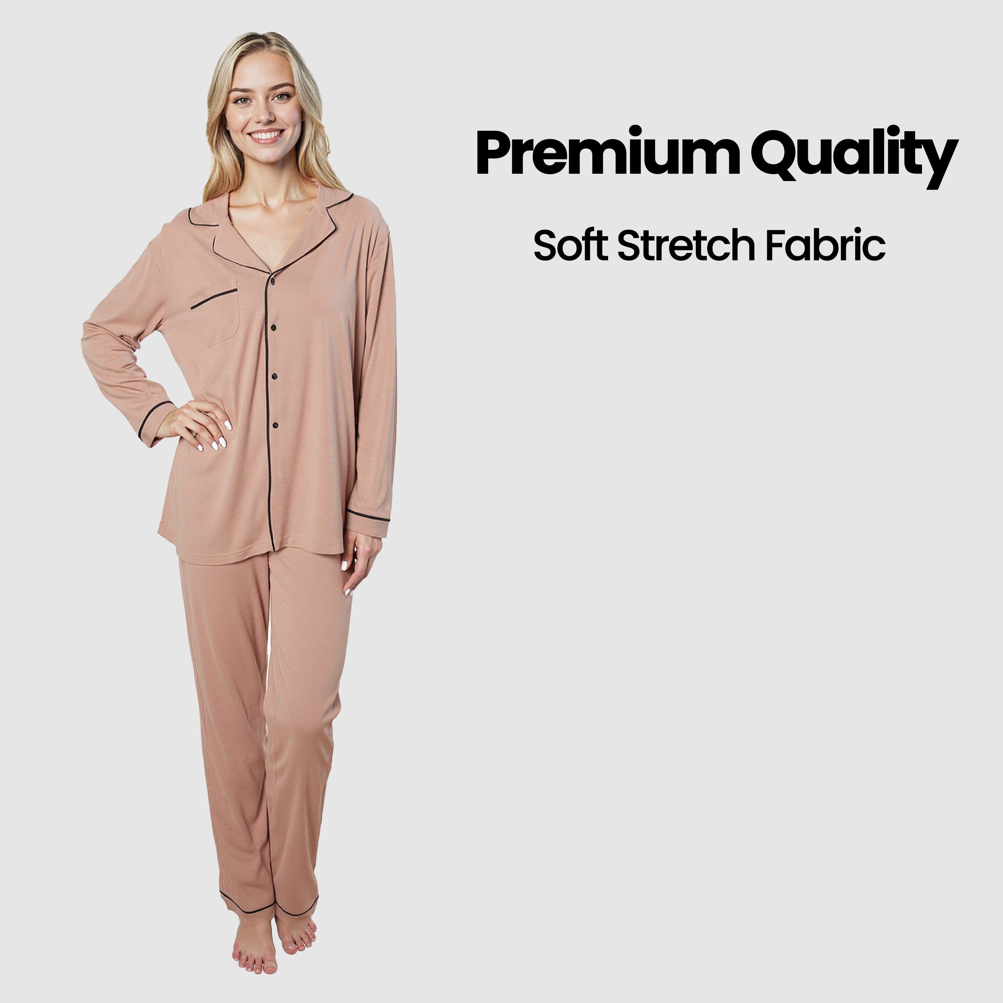 Daisy Dreamer Women's Pyjama Set – Soft Touch Button-Up Nightwear