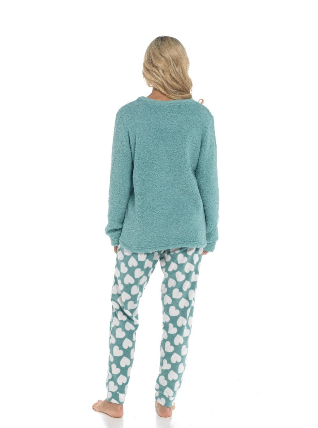 OLIVIA ROCCO Women's Panda Fleece Pyjama Set – Cozy Winter Loungewear