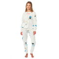 OLIVIA ROCCO Women's Fleece Pyjama Set – Warm Animal Print Loungewear