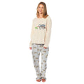 Daisy Dreamer Women's Thermal Fleece Pyjamas Set – Sloth Animal Print