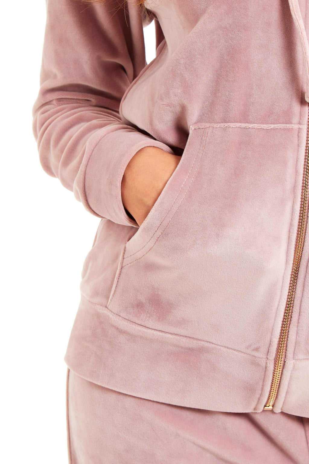 OLIVIA ROCCO Women's Velour Lounge Set – Hooded Zipped Nightwear