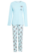 OLIVIA ROCCO Women's Koala Bear Pyjama Set – 100% Cotton Nightwear