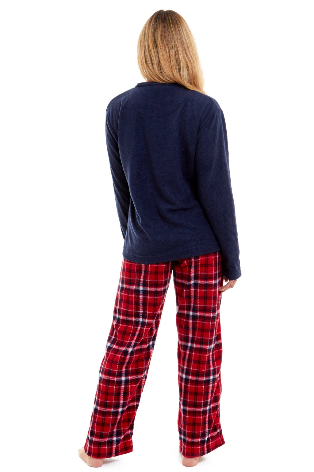 OLIVIA ROCCO Women's Polar Bear Fleece Pyjama Set | Cozy Winter Nightwear