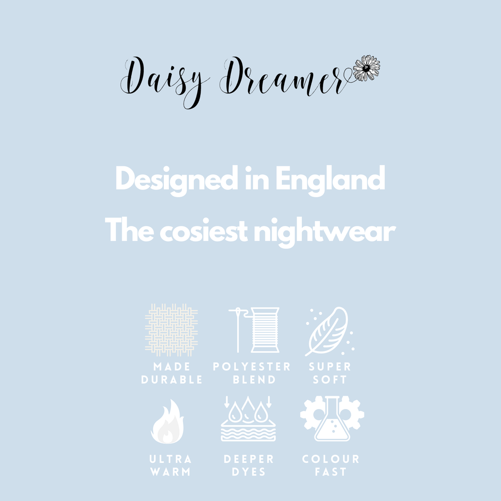 OLIVIA ROCCO Women's Teddy Fleece Penguin Pyjama Set – Cosy Nightwear