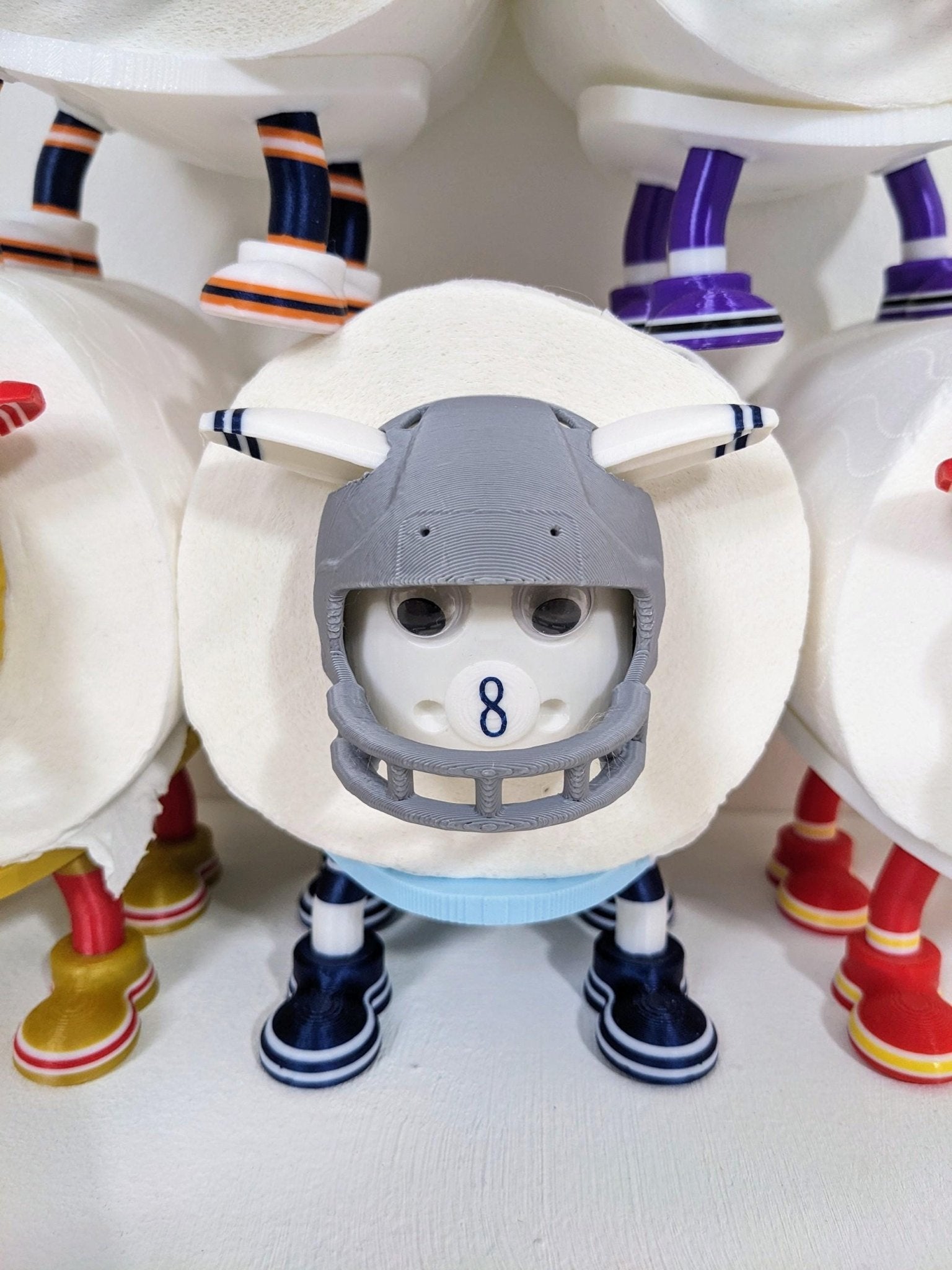 Dallas Cowboys Sheep Toilet Roll Holder | 3D Printed NFL Gift